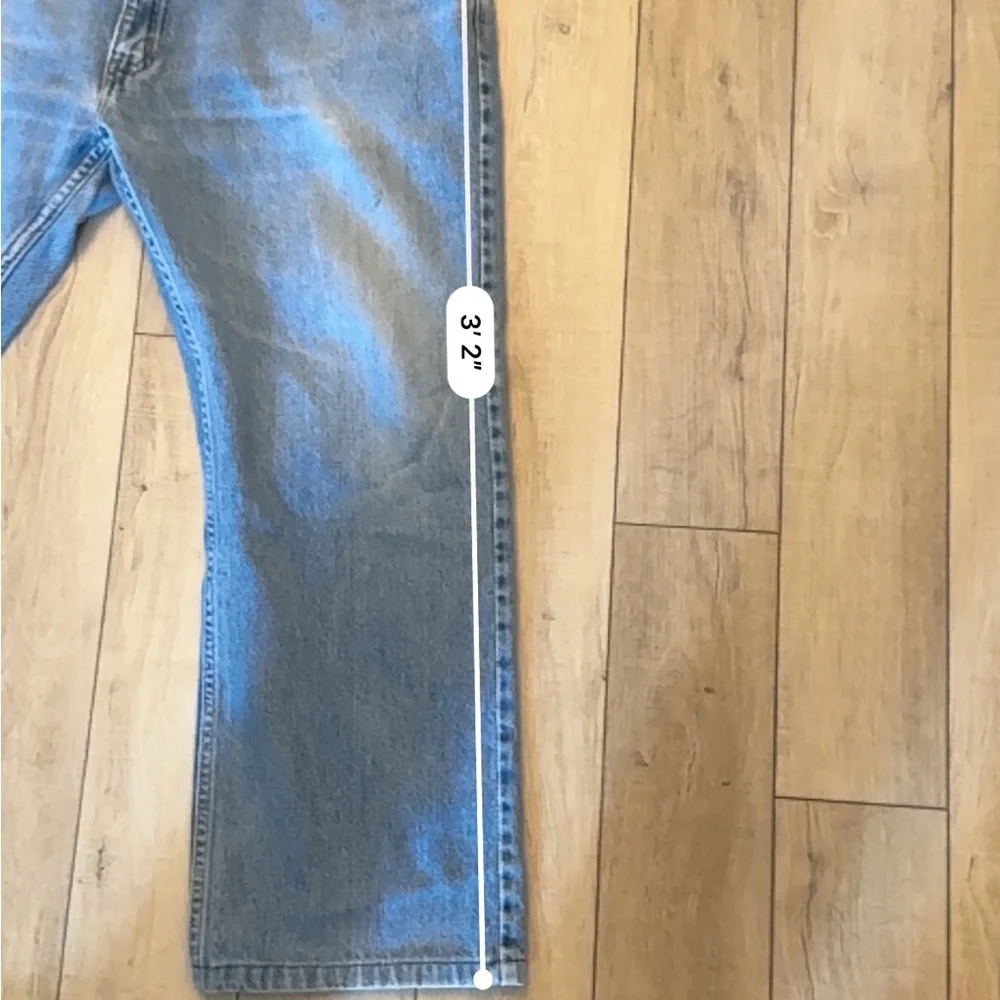 Levi's 505 Blue Straight Jeans Classic Style 40x29